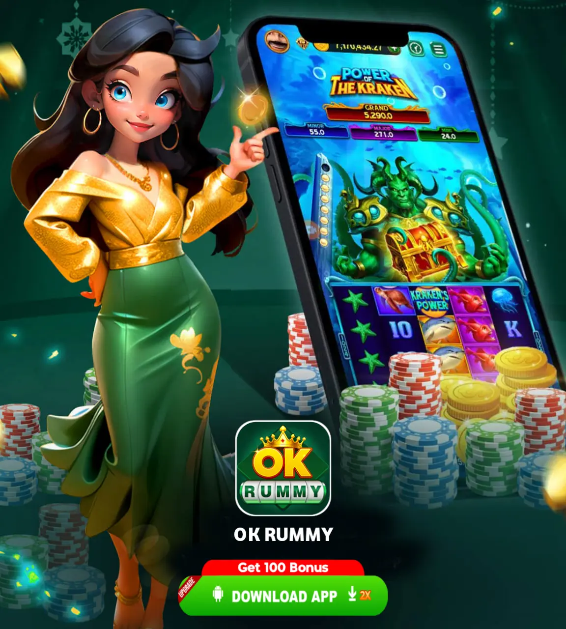OK Rummy Apk Banner